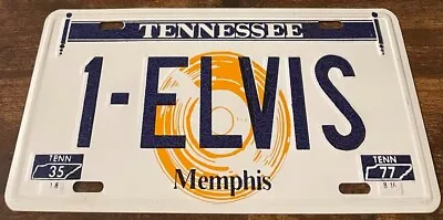 1-ELVIS Booster License Plate Elvis Presley Memphis Tennessee King Of Rock • $34.99