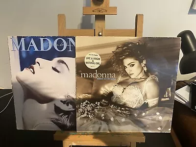 £6.99 • Buy Madonna Vinyl LP Job Lot  Like A Virgin + True Blue With Inners VG+/G+