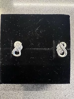 Genuine Pandora Infinity Stud Earrings • £20