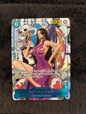 ONE PIECE Card Game Boa Hancock OP07-051 Parallel Manga Alt Art Japanese F/S • $1200