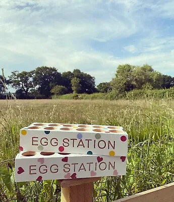 £26 • Buy Emma Bridgewater Themed Handmade Wooden Egg Holder / Storage - Polka Dot