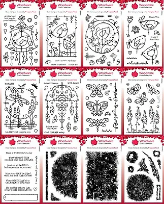 £6.75 • Buy Woodware Clear Stamps - By Francoise Read - Creative Expression