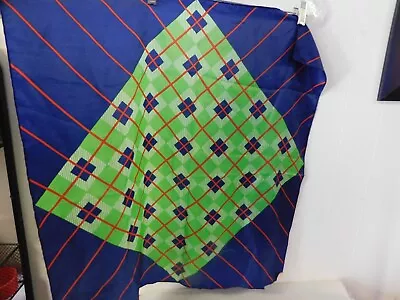 Vintage Glentex Hand Rolled Silk Scarf 27   Square Scarf Made In Japan • $11.99