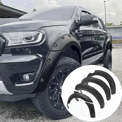 For Ford Ranger PX2 Fender Flares Matt Black Wheel Arch Widen 28mm 2015 - 2018 • $290