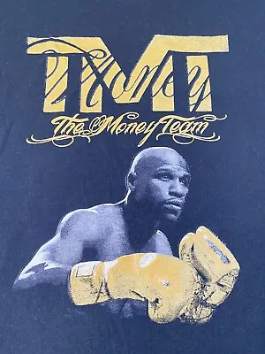 Men’s TMT The MoneyTeam Sz XL Manny Pacquiao Gildan Black Boxing T-Shirt • $15.10