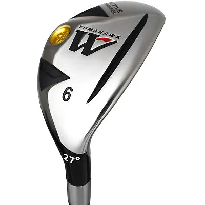 $49.99 • Buy New Warrior Golf Tomahawk Hybrid #6 27* Regular Flex