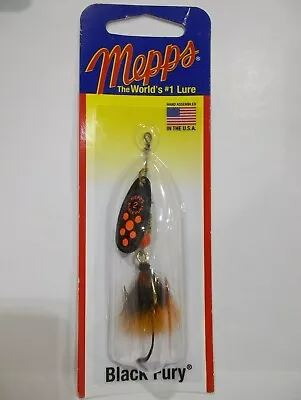 Mepps Black Fury Dressed Inline Spinner Fishing Lure 1/6 Oz Size 2 Choose Colors • $4.99