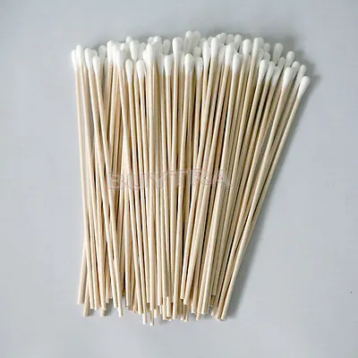 200 Pc Cotton Swab Applicator Q-tip Swabs 6  Extra Long Wood Handle - Best&AW • $16.68