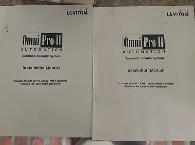 Leviton-Hai Omni II Installation Manial • $18