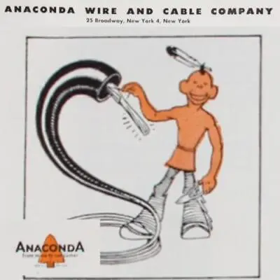 Neon Sign Anaconda Wire And Cable Co Ny 1948 Print Ad War Born Radar 25 Broadway • $12.25