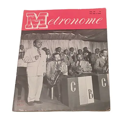 Vintage Metronome Music Magazine June 1944 Count Basie Jazz Big Band VG • $92.99