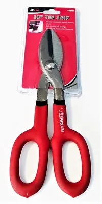 Ate Pro 10  Utilty Tin Snips Sheet Metal Shears Scissors Linoleum #30147 • $15.99