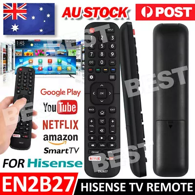 For HISENSE TV Remote EN2B27 Control EN-2B27 RC3394402/01 3139 238 NETFLIX HOT • $6.95