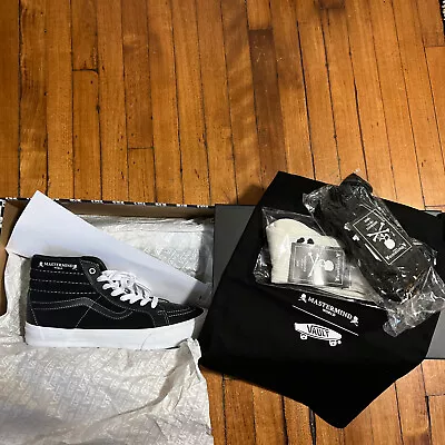 Vans Vault X MASTERMIND JAPAN SK8-Hi Sz 10 2023 Collab BNWT /with 2 Pair Socks • $300