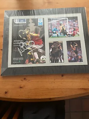 Beautifully Framed Micheal Owen Signed 2001 Fa Cup Final • £60