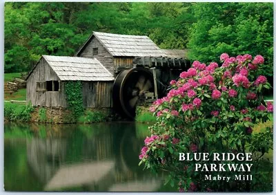 Postcard - Mabry Mill Blue Ridge Parkway - Meadows Of Dan Virginia • $2.71