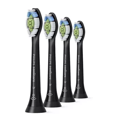 4Pcs Philips Sonicare W3 Premium Black Electric Toothbrush Heads HX9062/95 New • $20.69