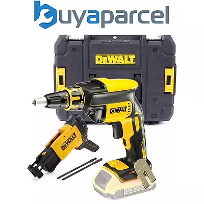 Dewalt DCF620N 18v XR Brushless Collated Autofeed Drywall Screwdriver + Tstak • £197.99