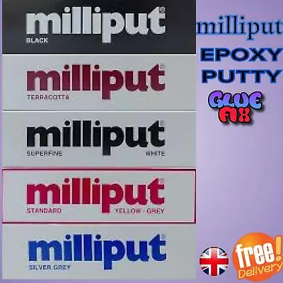 Milliput Epoxy Filler Putty 113g StandardGreyBlackWhite Modelling • £0.99