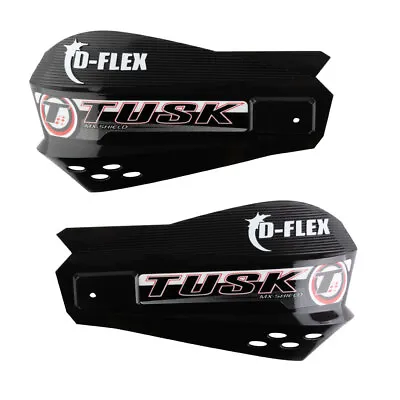 Tusk MX D Flex Replacement Plastic Hand Shields Black D-Flex Hand Guards • $17.17