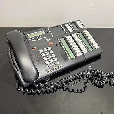 Nortel T7316E Business Phone Set - Charcoal - NT8B27 - W/T24 Indicator Attached • $26.95