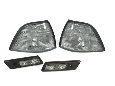 DEPO Smoke Corner Signal + Side Marker Light For 92-96 BMW 3 Series E36 2D Coupe • $49.94