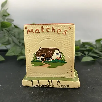 Vintage Matches Lulworth Cove Matchbox Holder • £15