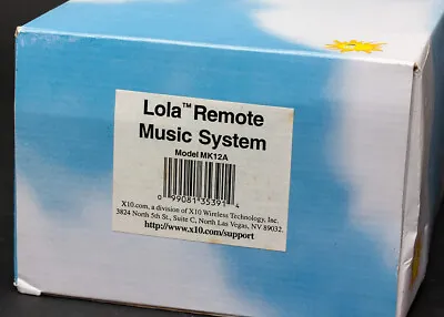 X-10 ActiveHome MK12A Lola Remote Music System NOS • $19.99