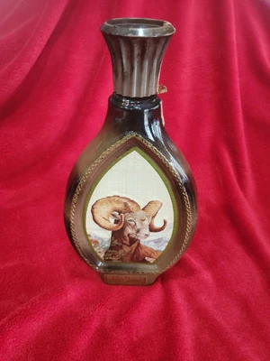 $13.99 • Buy Vintage 1976 Beam's Choice Whiskey Bottle Decanter Bighorn Sheep Ram Empty