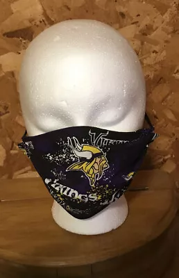 Minnesota Vikings Handmade Adult Face Mask • $3.99