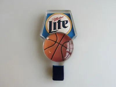 Vintage Miller Lite Beer Basketball Acrylic Tap Handle NEW • $17.95