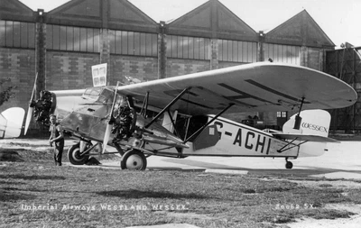 £12.50 • Buy Early B/W RP POSTCARD Imperial Airways Plane, 'Wessex', Croydon Aerodrome,Surrey