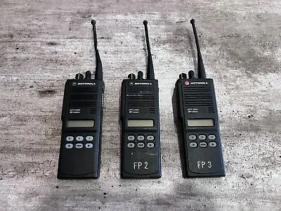 Lot Of 3 Used Motorola MTS2000 Portable Radio W/ Antenna No Battery A1 • $99.99