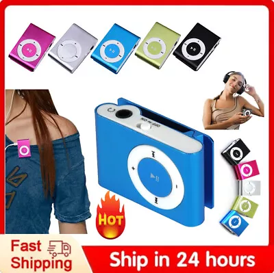 Mini USB MP3 Player Clip LCD Screen MP3 Style Portable Support Micro SD TF CardC • $2.65