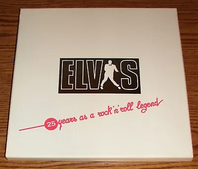 Elvis Presley 25 YEARS AS A ROCK 'N' ROLL LEGEND 5 LP's With Bonus Book MINT • $145