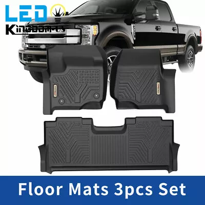 Floor Mat Liner For 2017-2022 Ford F-250 F350 F450 Super Duty Crew Cab Anti-Slip • $93.04