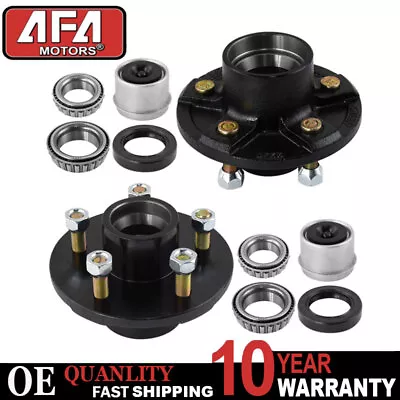 Set Of 2 5 Lugs Trailer Idler Hub Kits 5 On 5 5x5'' For 3500 Lbs Trailer Axle • $52.99