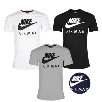 Nike Men's T-Shirt Slim Fit Athletic Air Max Short Sleeve Crewneck Fitness Tee • $20.88