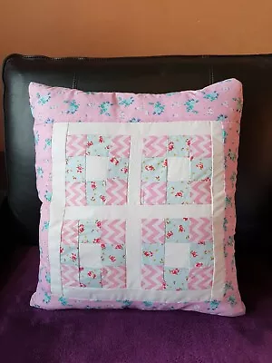 Handmade Patchwork Cushion (includes Inner Cushion 20 ) • £35