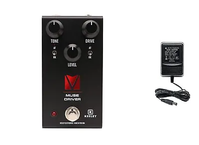Keeley Muse Driver Andy Timmons Overdrive Guitar Effects Pedal + 9.6v Power Adap • $199