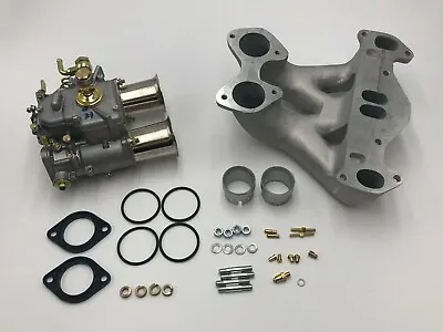 MAZDA  RX7 12A  WEBER 45  DCOE  CARBURETOR CONVERSION MANIFOLD CARB K678 • $846.75