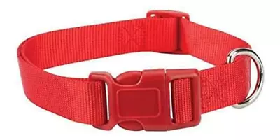 Zack & Zoey Dog Collar Adjustable  Red 14-20  Neck 5/8  Wide Medium • $5.99