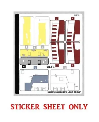 LEGO 75218 - Star Wars - X-Wing Starfighter - STICKER SHEET • $92.65