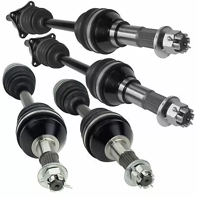 Front Rear Left Right CV Joint Axles For Can-Am Outlander 650 Xt Xtp EFI 06-12 • $200