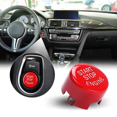 Red Engine Start Stop Push Button Cover Trim For BMW F20 F23 F30 F32 F10 F12 F4! • $4.99