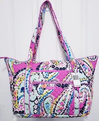 Vera Bradley Miller Travel Bag Wildflower Paisley Large RARE EXACT ONE NWT • $75