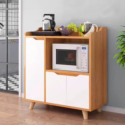 Modern Sideboard Wood Storage Cabinet Drawer Chest Cupboard Dinning Room Hallway • £75.95