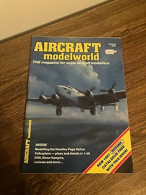 Vintage Back Issue Of Aircraft Modelworld Magazine - August 1987 • $3.50