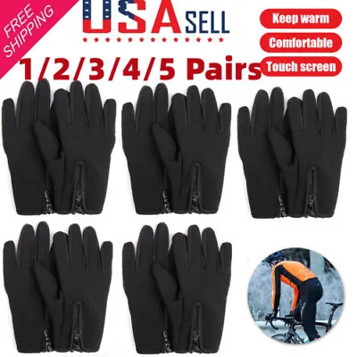 Lot Winter Thermal Gloves Waterproof Windproof Touch Screen Warm Ski Gloves US • $13.20