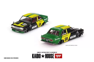 [PREORDER] Kaido House X MINI GT - No.131 Datsun Street 510 Racing V2 • £22.04